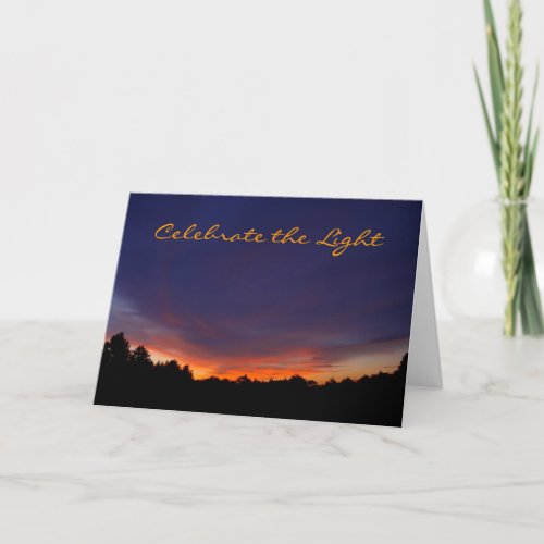 Sunrise Solstice Greeting Card