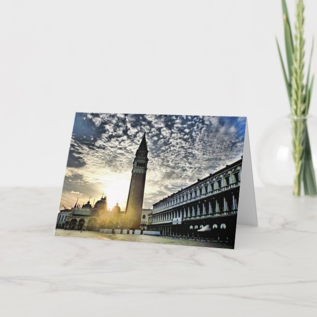 Sunrise, St. Mark's Square Card (Front)