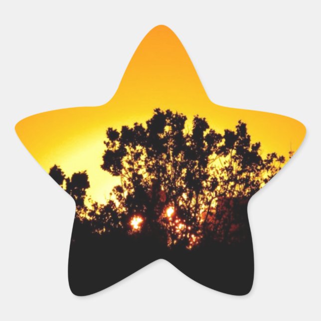 Sunrise Star Sticker (Front)