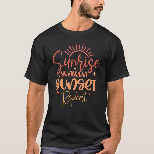 Sunrise Sunburn Sunset Repea For Women  Summer T-Shirt (Front)