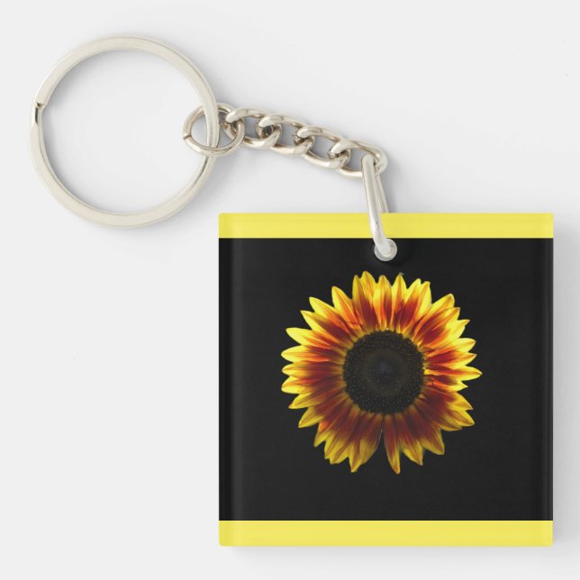 Sunrise Sunflower - keychain (Front)