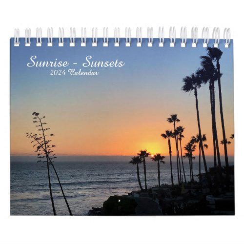 Sunrise Sunset 12 Month 2024 Calendar