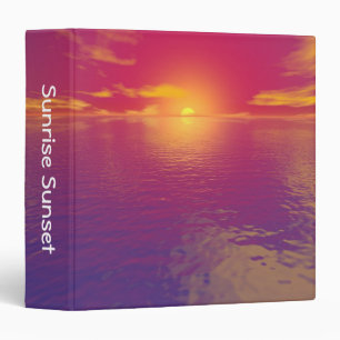 Sunrise Sunset (1.5in) 3 Ring Binder