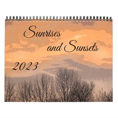 Sunrise Sunset 2023 Seasonal Nature Photography  Calendar