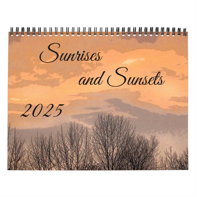 Sunrise Sunset 2025 Seasonal Nature Calendar