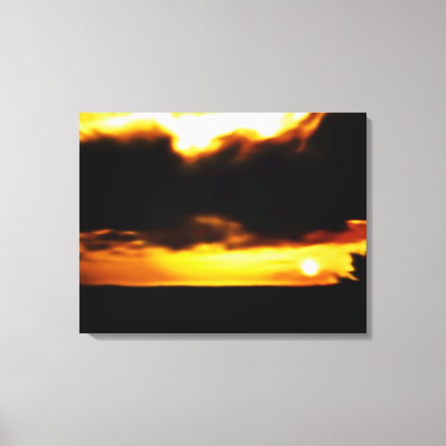 Sunrise / Sunset Blur Wrapped Canvas Print (Front)