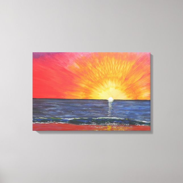 Sunrise Sunset Canvas Print (Front)