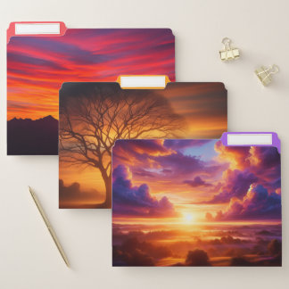 Sunrise Sunset File Folder