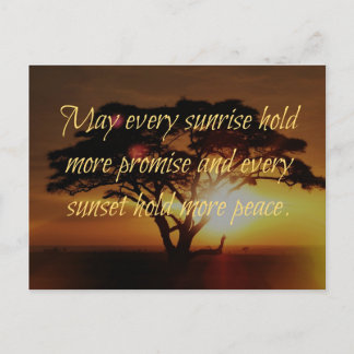 Sunrise, Sunset Postcard