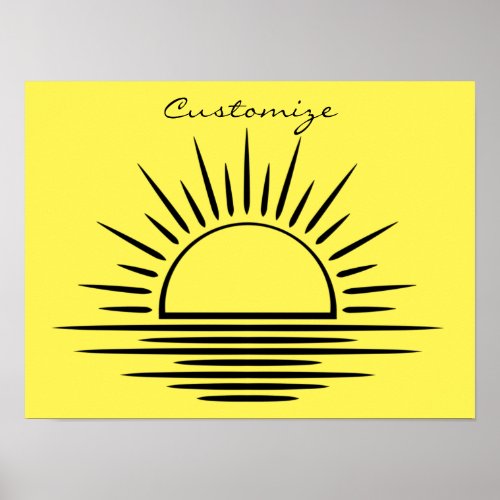 SunriseSunset Reflection Thunder_Cove Poster
