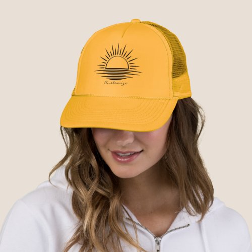 SunriseSunset Reflection Thunder_Cove Trucker Hat