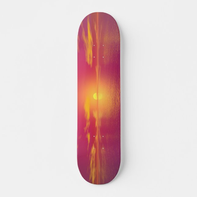 Sunrise Sunset Skateboard Deck (Front)
