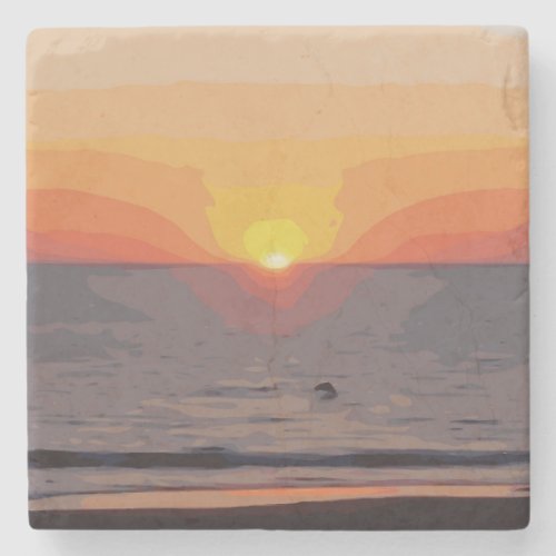 SUNRISE_SUNSET STONE COASTER