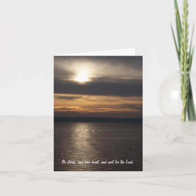 Sunrise Sympathy Card (Front)