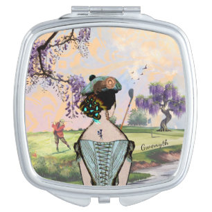 Sunrise Tee Time Compact Mirror