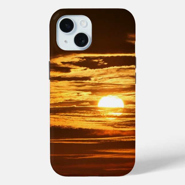 Sunrise through Clouds Photo Case-Mate iPhone Case (Back)