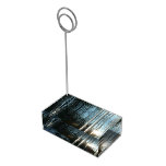 Sunrise Through Icicles Place Card Holder