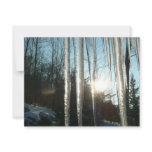 Sunrise Through Icicles Winter Nature Photography