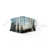 Sunrise Through Icicles Winter Nature Photography Adult Cloth Face Mask