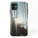 Sunrise Through Icicles Winter Nature Photography iPhone 11 Case