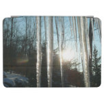 Sunrise Through Icicles Winter Nature Photography iPad Air Cover