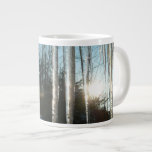 Sunrise Through Icicles Winter Nature Photography Large Coffee Mug