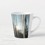 Sunrise Through Icicles Winter Nature Photography Latte Mug
