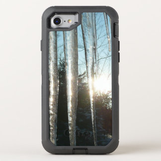 Sunrise Through Icicles Winter Nature Photography OtterBox Defender iPhone SE/8/7 Case