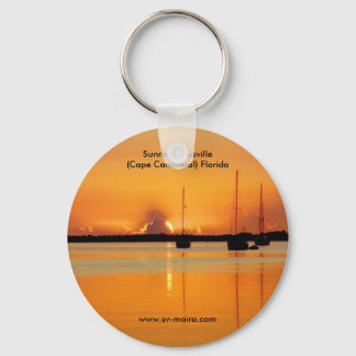 Sunrise, Titusville (Cape Canaveral) Florida Keychain