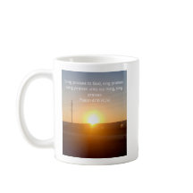 Sunrise Train Coffee Mug