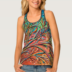 Sunrise Treetop Birds II Tank Top