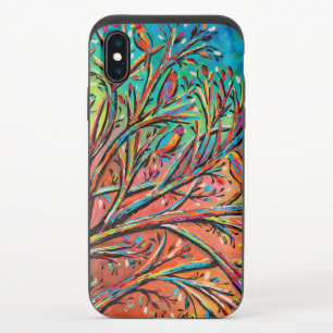 Sunrise Treetop Birds II iPhone X Slider Case
