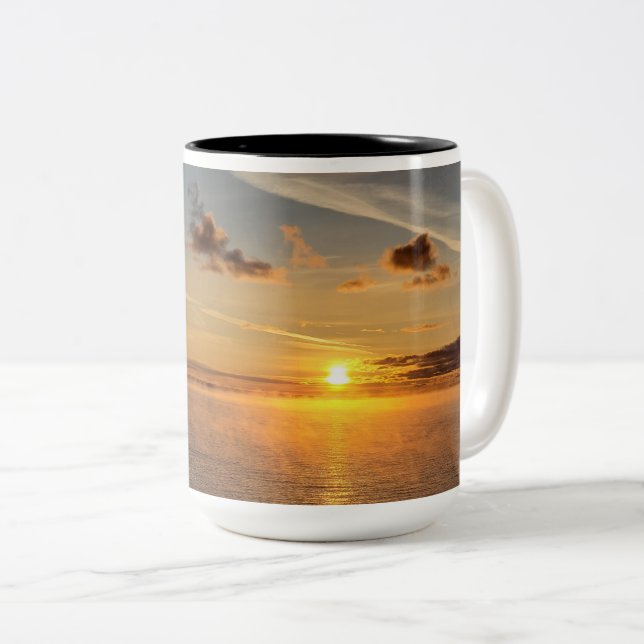 Sunrise Two-Tone Coffee Mug (Front Right)