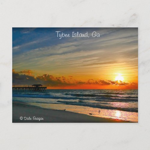 Sunrise _ Tybee Island Postcard