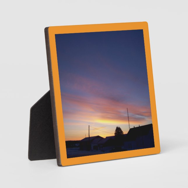 Sunrise Wall Art Design Plaque (Front)