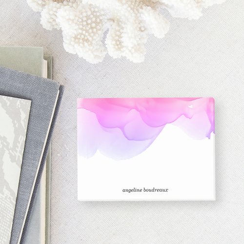 Sunrise Watercolor Personalized Post_it Notes
