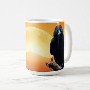 Sunrise Wild Nature Crow-Bird Coffee Mug