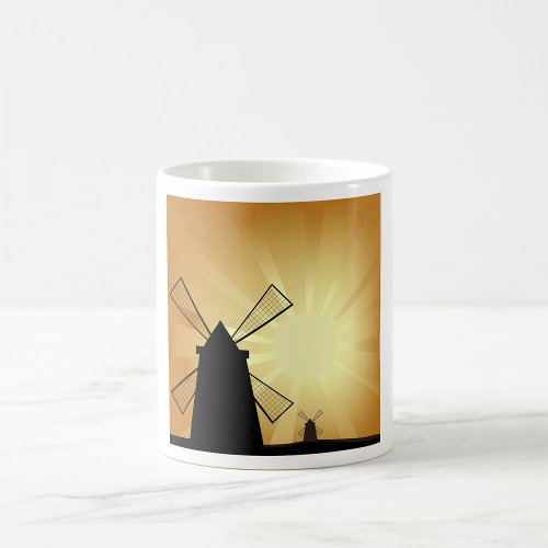 Sunrise Windmills Coffee Mug