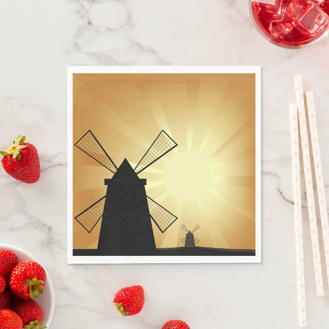 Sunrise Windmills Napkins (Creator Uploaded)