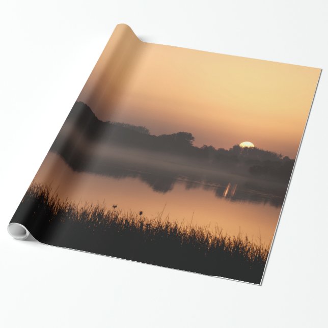 Sunrise Wrapping Paper (Unrolled)