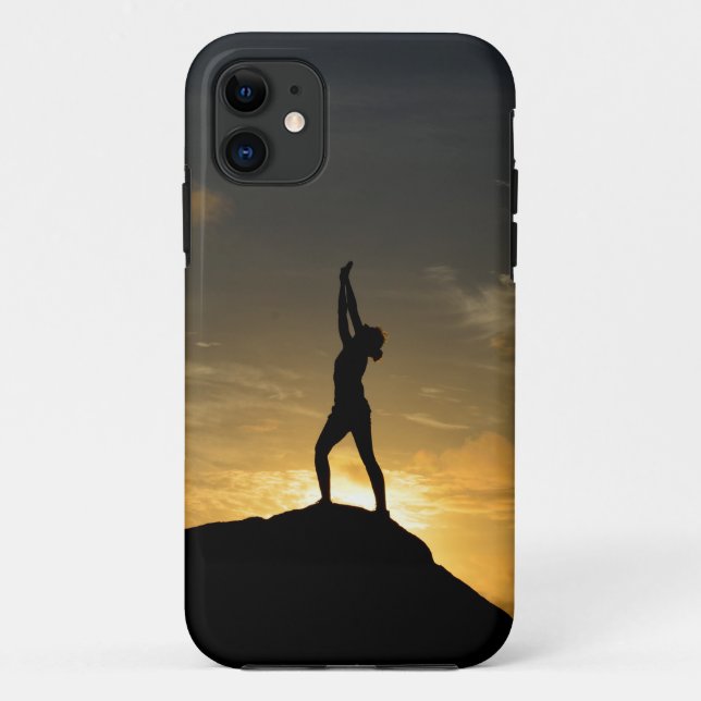 Sunrise Yoga Case-Mate iPhone Case (Back)