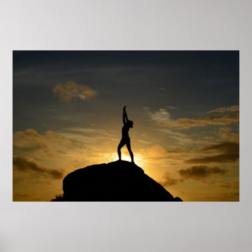 Sunrise Yoga Poster