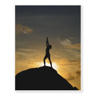 Sunrise Yoga Temporary Tattoos