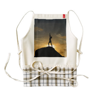 Sunrise Yoga Zazzle HEART Apron