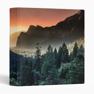 Sunrise Yosemite National Park 3 Ring Binder