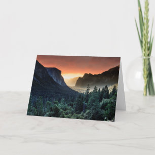 Sunrise Yosemite National Park Card