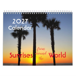Sunrises from Around the World w/ Poetry 2027 Calendar