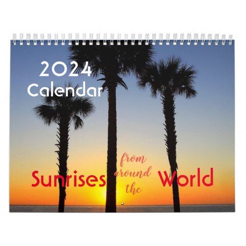 Sunrises from Around the World w Poetry Calendar 