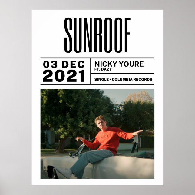Sunroof Poster (Front)