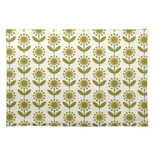 Sunroom Bloom Cloth Placemat (Front)